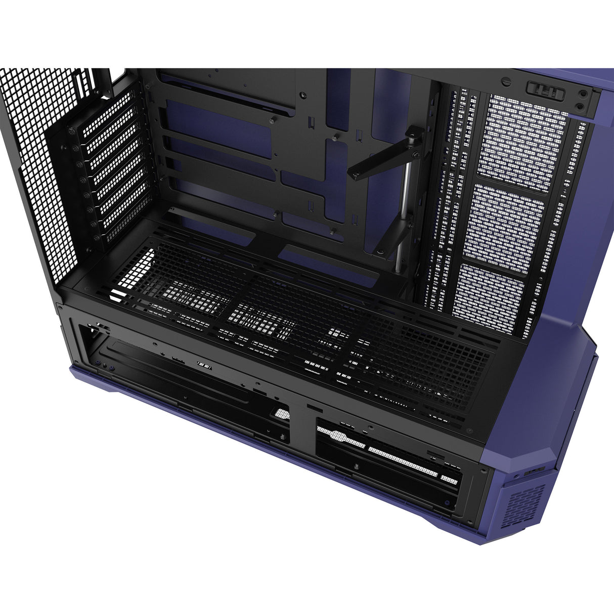 Thermaltake view 600 tg future dusk big tower behuizing (paars zwart | 2x usb-a | 1x usb-c | tempered glass)
