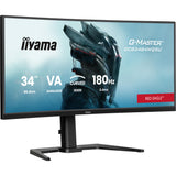 Moniteur de jeu ultra-large incurvé Iiyama G-Master Red Eagle GCB3484WQSU-B1 34 (noir, 2x HDMI, port d'affichage, 2x USB-A, USB-B, 2x USB-C, 180 Hz)