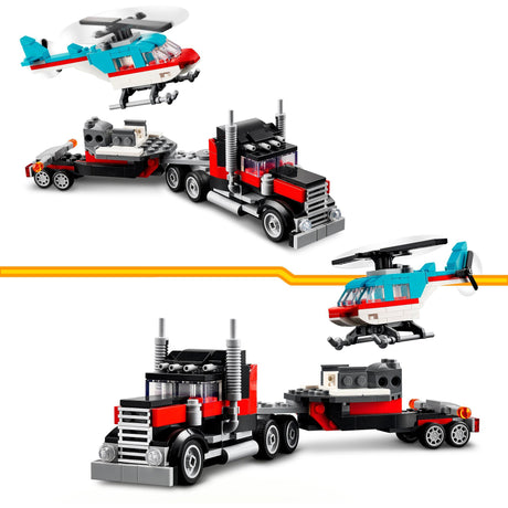 Lego Creator 3en1 camion avec hélicoptère - 31146