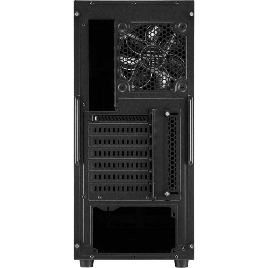 Boîtier tour midi Sharkoon s25-w (noir | 2x USB-A | fenêtre)
