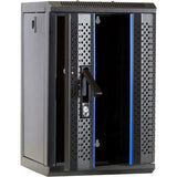 Armoire serveur Dsi 10 pouces 9u avec support de serveur à porte vitrée