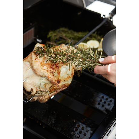 Tournebroche universel Barbecook avec moteur pour barbecue à charbon de bois