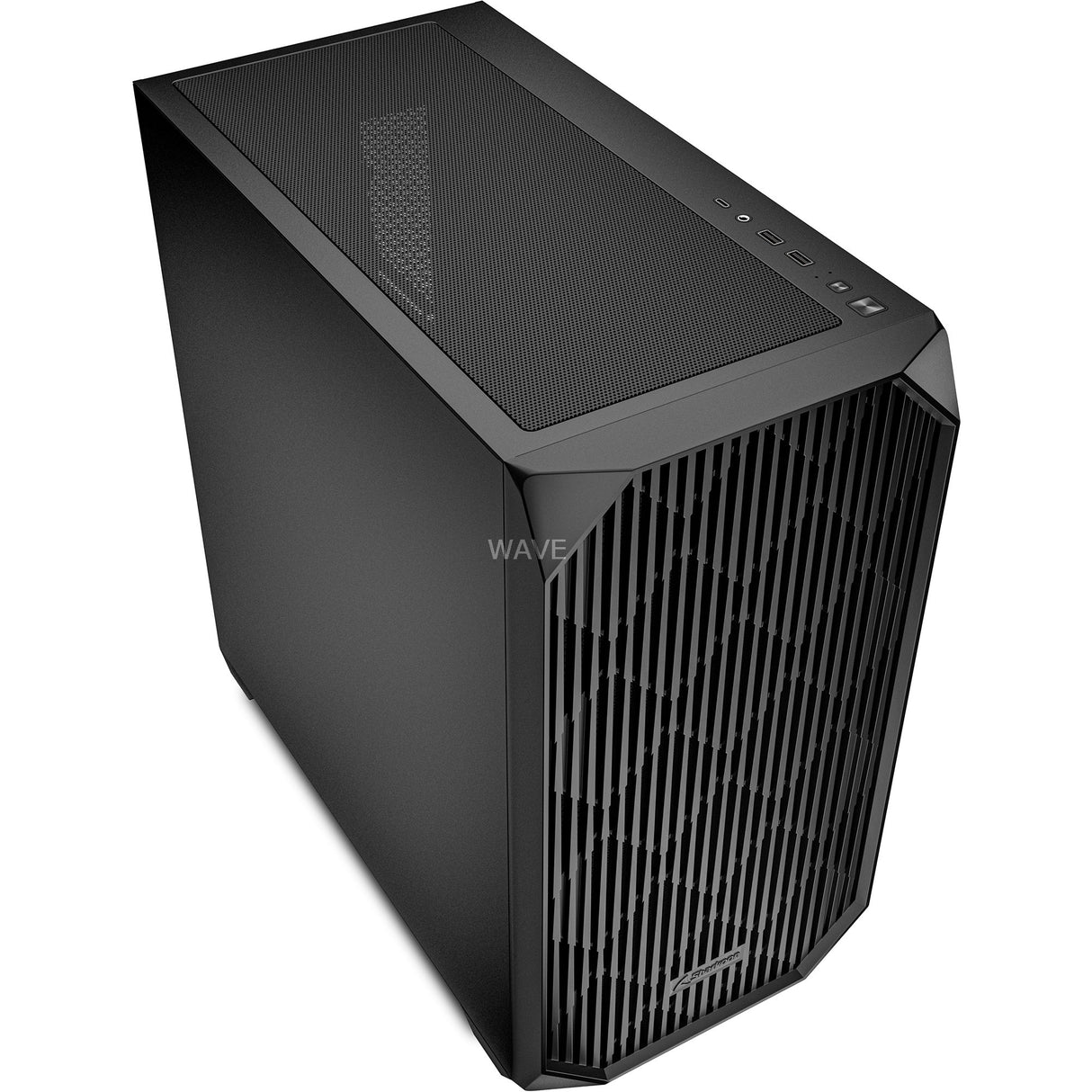 Boîtier mini tour Sharkoon mk3 (noir | 2x USB-A | 1x USB-C)