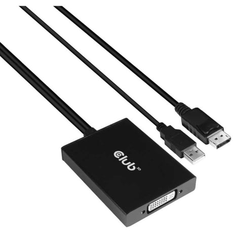 Club 3D DisplayPort vers Dual Link DVI-D HDCP Off Version Adaptateur actif pour écrans Apple Cinema (Noir)