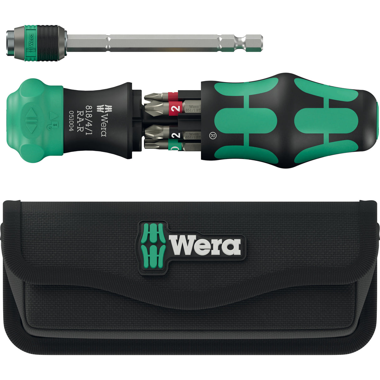 Wera kraftform kompakt 20 ra-r avec sac, jeu d'embouts 6 pièces