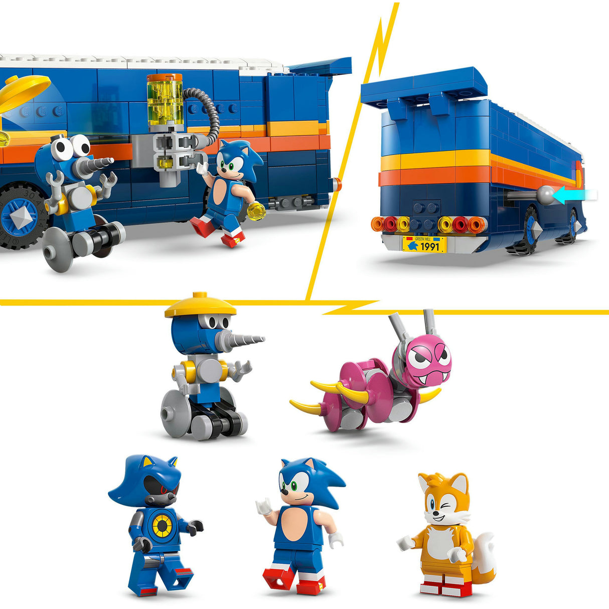 Lego Sonic 77006 Le camion de commandement Team Sonic