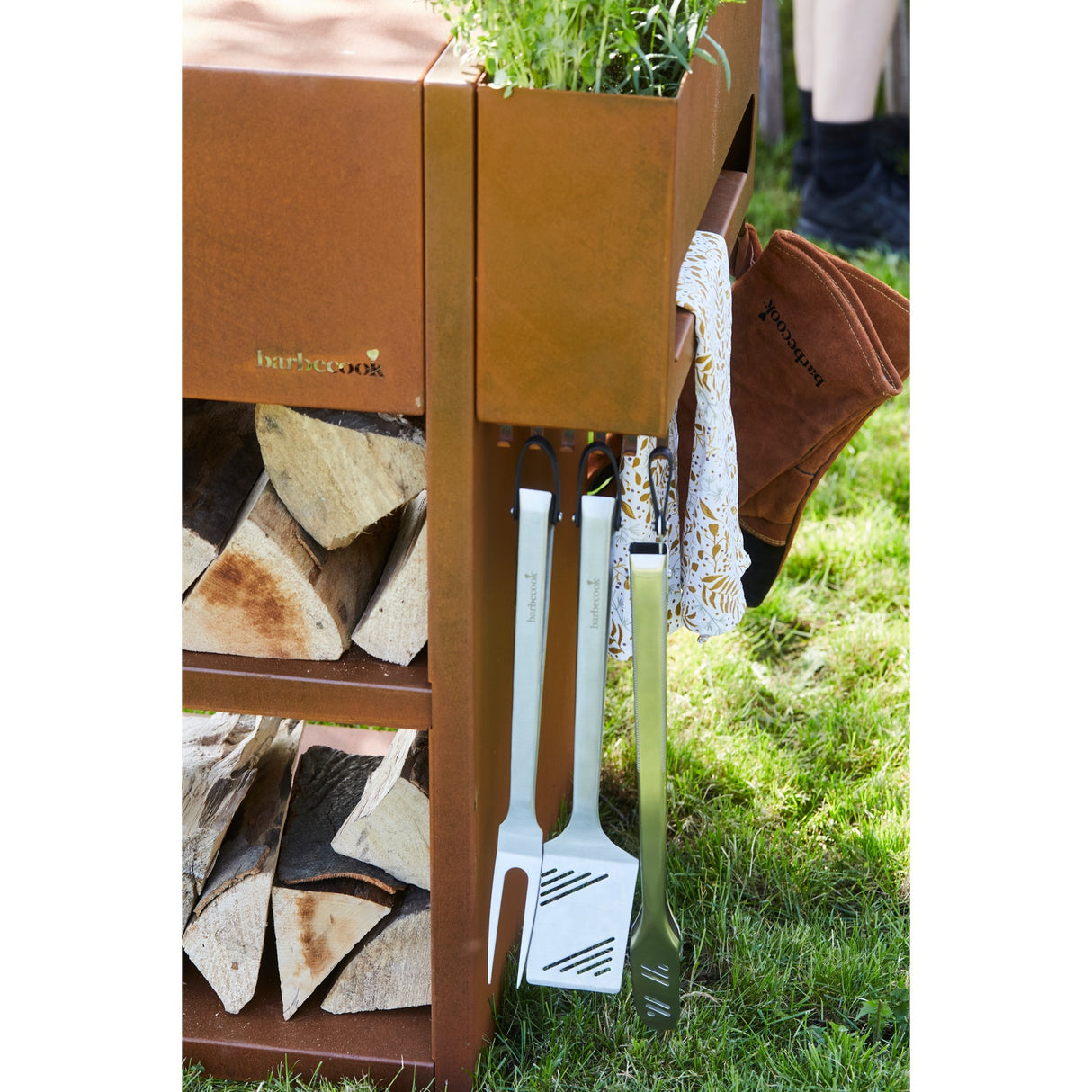 Barbecook Nestor Buddy de table en acier corten