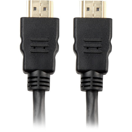 Câble HDMI haut débit Sharkoon avec Ethernet (noir, 10 mètres, 4k, plaqué or)