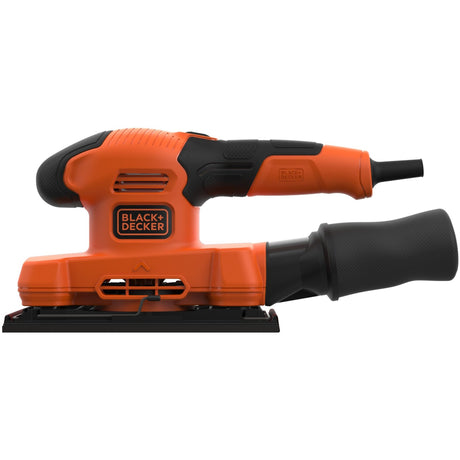 Black+decker 150w 1 ponceuse orbitale 3 feuilles bew220-qs (orange noir)