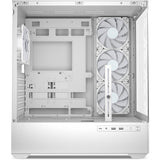 Boîtier tour midi Sharkoon ak6 rgb (blanc | 2x usb-a | 1x usb-c | rgb | verre trempé)