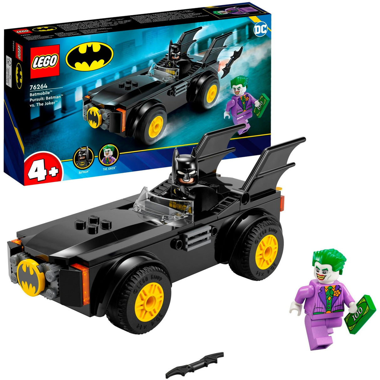 Lego DC Super Heroes - Batmobile Chase : Batman contre le joker (76264)
