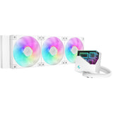 Refroidissement par eau Deepcool lt360 argb (blanc, connecteur de ventilateur PWM à 4 broches)