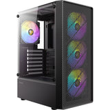 Boîtier tour midi Antec ax26 rgb Elite (noir | 3x USB-A | verre trempé)