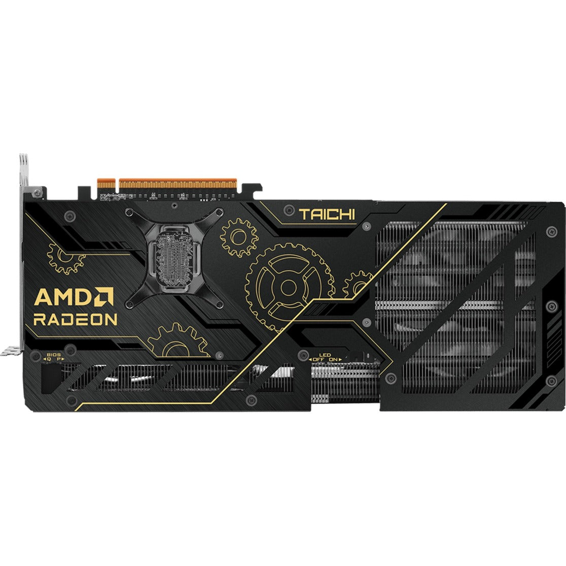 Carte graphique Asrock Radeon RX 9070 XT Taichi 16 Go OC (noir, RDNA4, GDDR6, 3x Display Port, 1x HDMI)