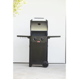 Barbecue à gaz Barbecook Luca 210 avec tables d'appoint (noir)