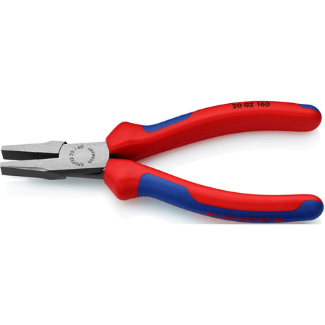 Pince à cintrer plate Knipex 20 02 160 pince de préhension (rouge bleu)