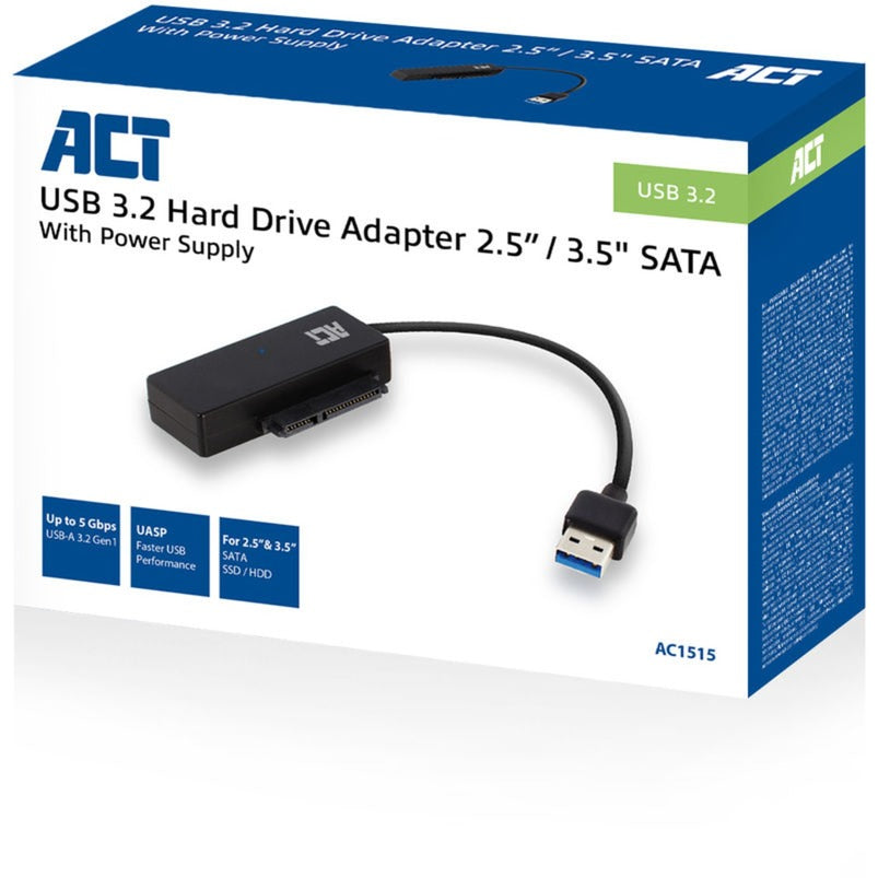 Act Connectivité Connectivité USB 3.2 GEN1 à 2,5 3,5 pouces Câble adaptateur SATA V