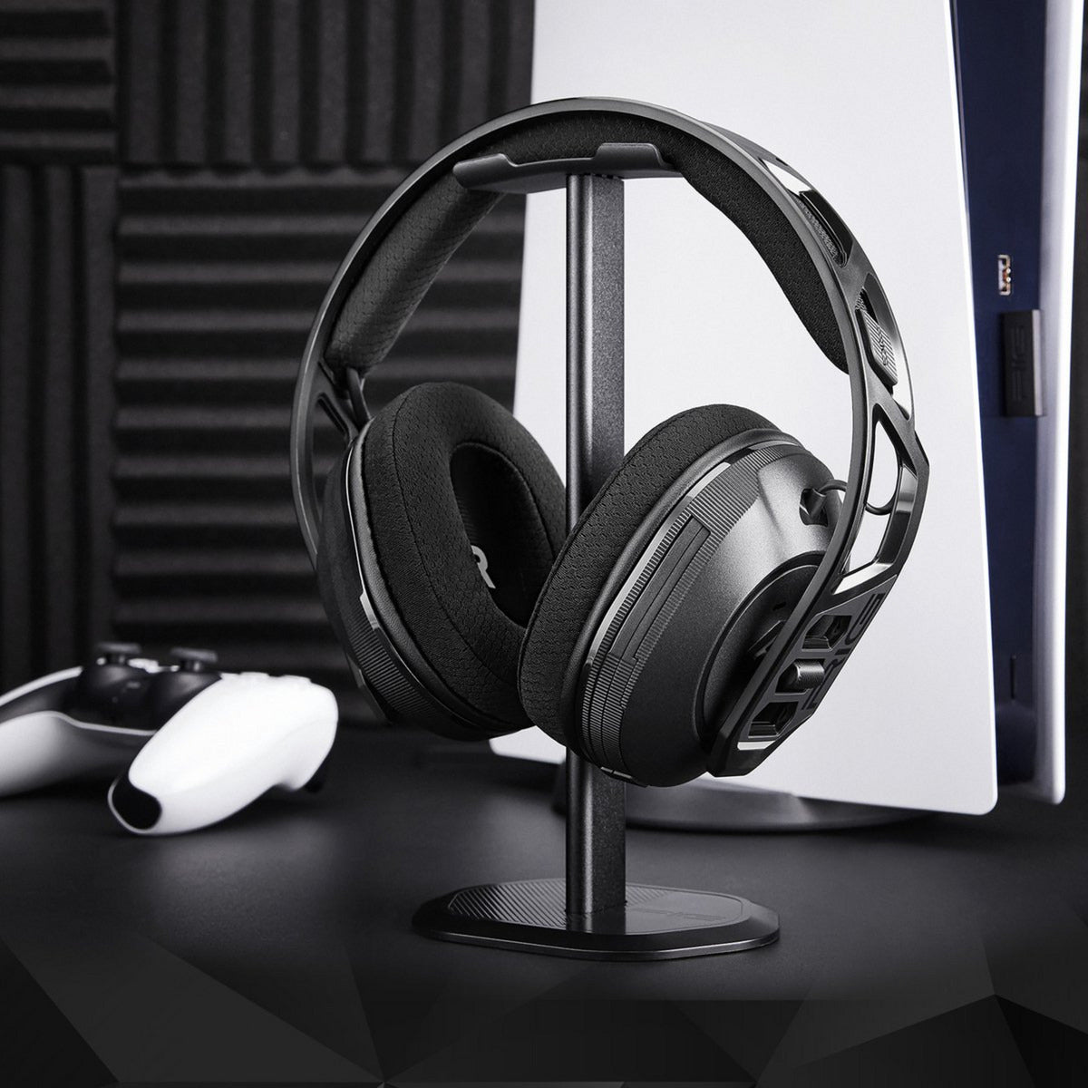 Casque de jeu supra-auriculaire Nacon rig 600 pro hs (noir, playstation 5, playstation 4, windows, nintendo switch, android, ios)