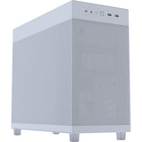 Asus prime ap303 - mesh panel midi tower behuizing (wit | 2x usb-a | 1x usb-c)