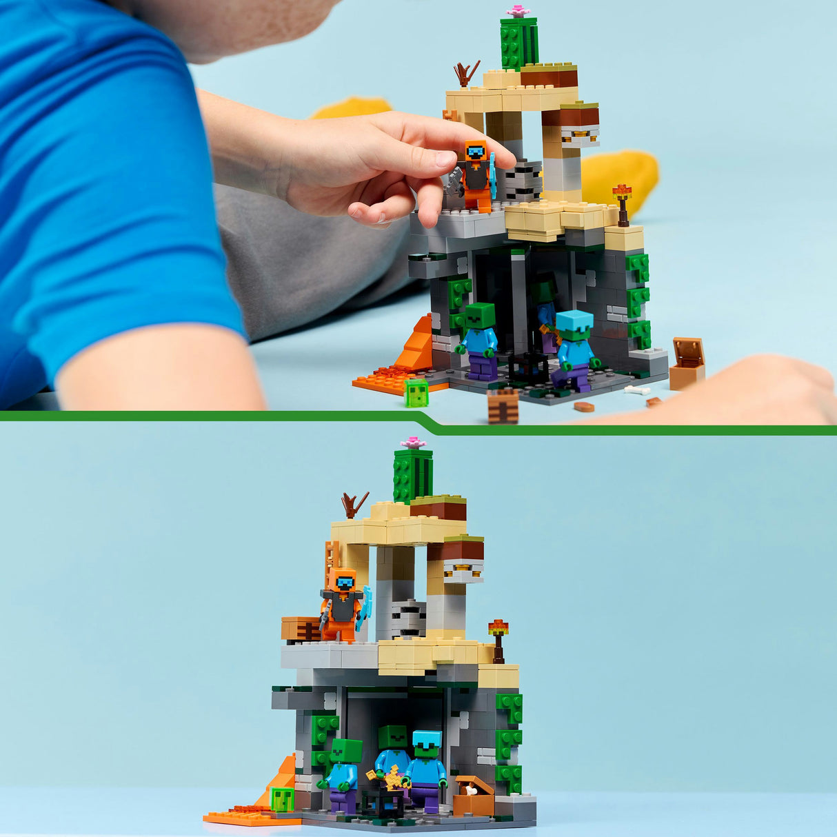 Lego minecraft 21587 donjon zombie