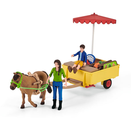 Schleich Farm World - figurine de jeu avec support de ferme mobile
