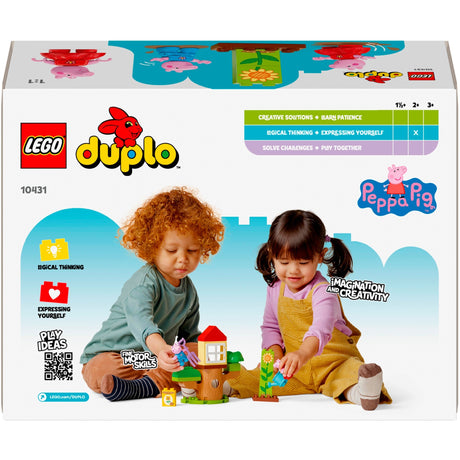 Lego Duplo - Jouet de construction de jardin et de cabane dans les arbres Peppa Pig (10431)