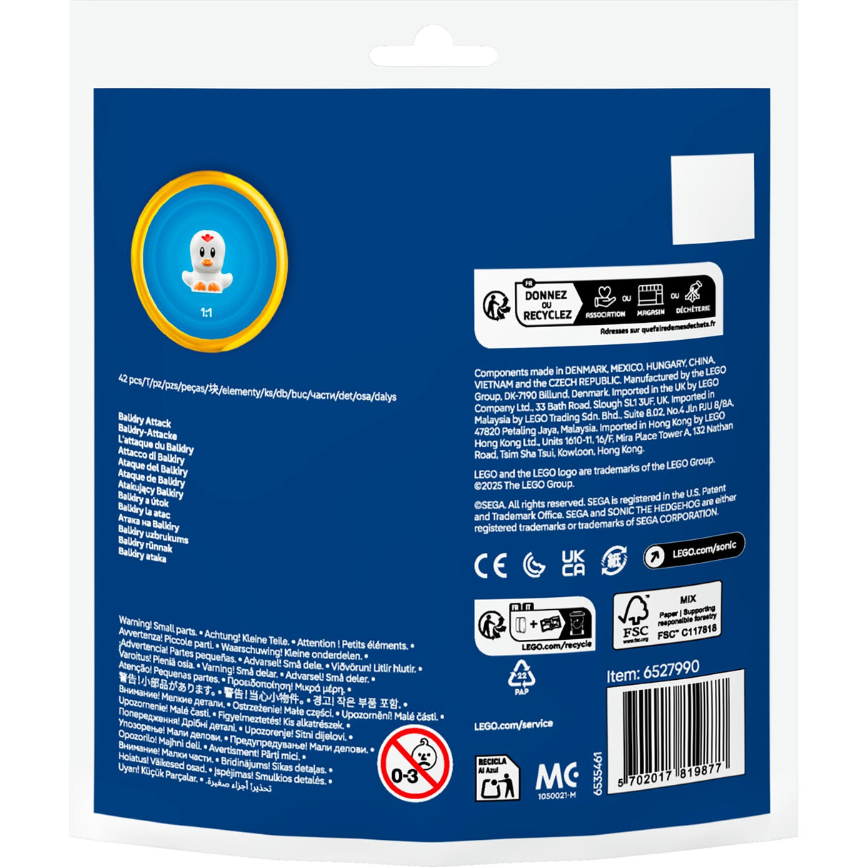 Lego 30704 sac sonique attaque Balkiry | 10 pièces