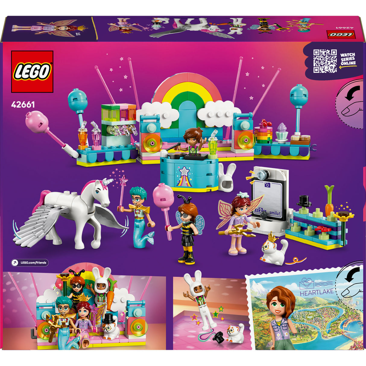 Lego Friends 42661 Fête costumée avec licorne et fée