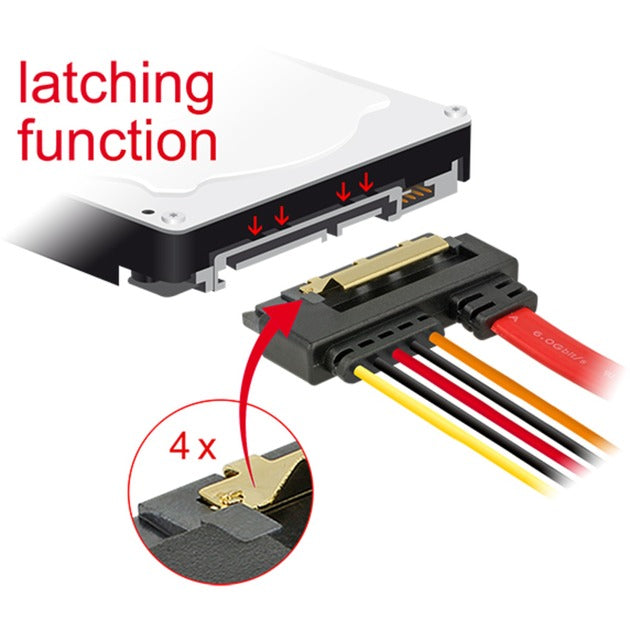 Dellock Sata 7 broches + 15 broches> Sata 22 broches