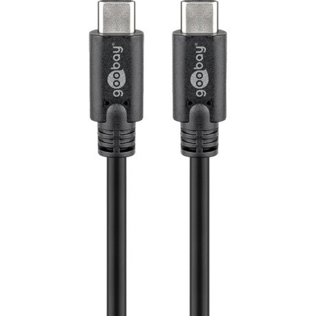 Câble USB-C super rapide Goobay Sync Charge (noir, 3 mètres)