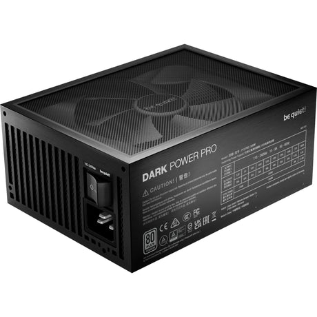 Soyez silencieux! Alimentation modulaire Dark Power Pro 13 de 1 300 watts (noir, 2x 12vhpwr, 6x PCIe)