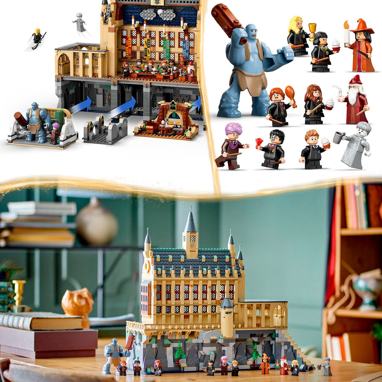 Lego 76435 Harry Potter Château de Poudlard la grande salle