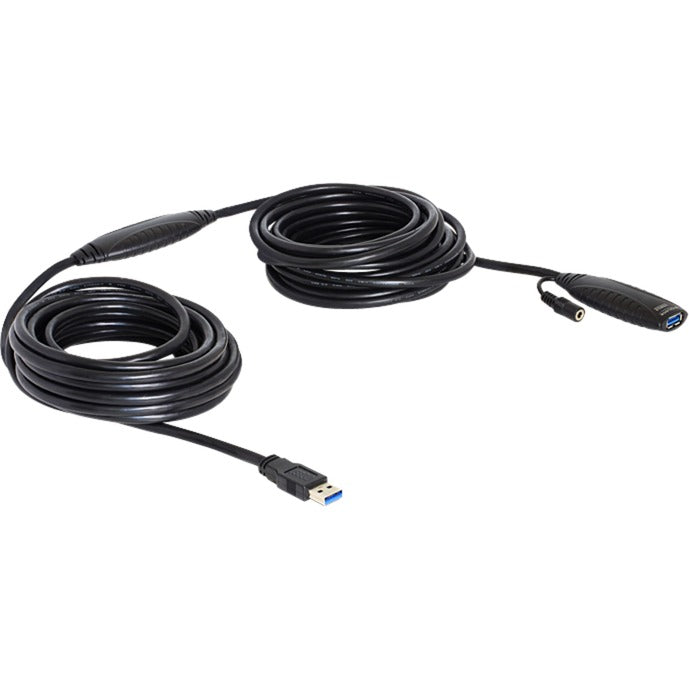 Delock Câble d'extension actif USB 3.0 (noir, 10 mètres)
