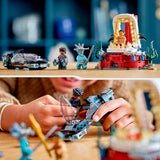Lego Marvel - Jouet de construction de la salle du trône du roi Namor (76213)