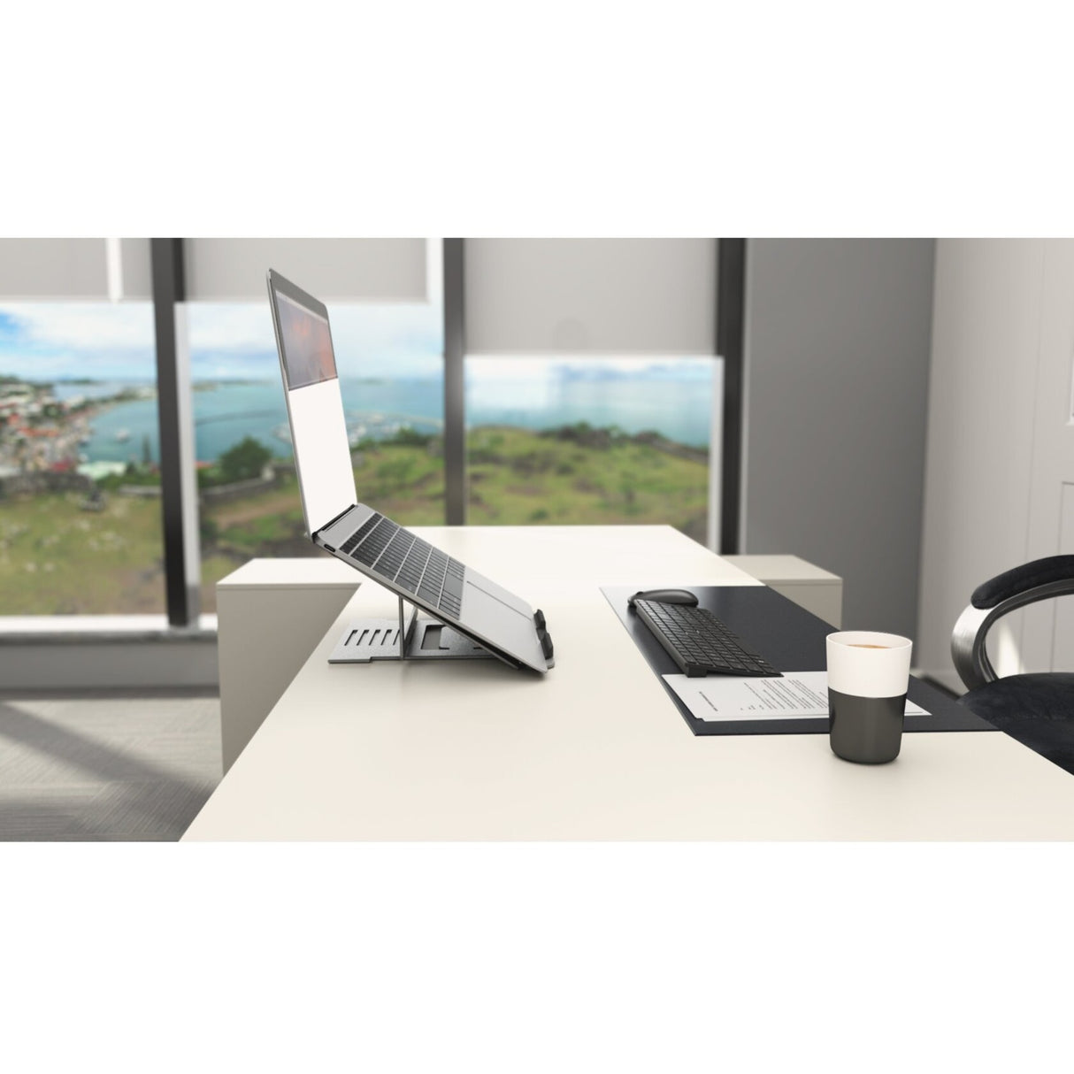 Support élévateur pour ordinateur portable en aluminium Kensington easy riser (aluminium)