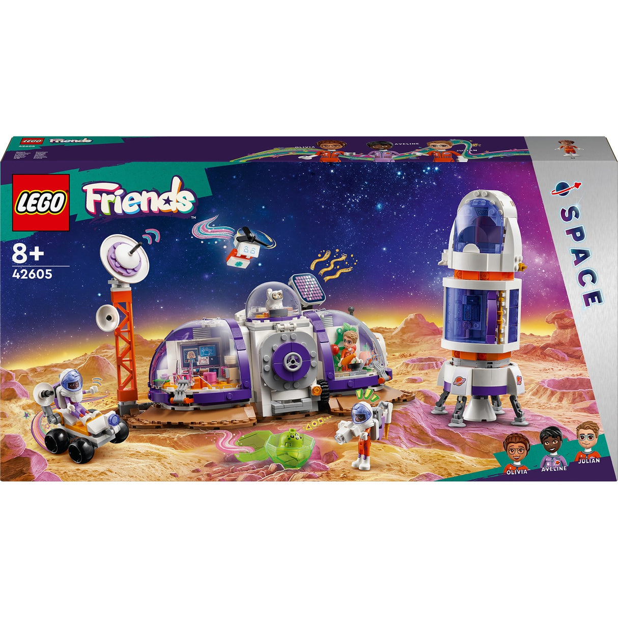 LEGO LEGO Friends 42605 Base d'espace sur Mars et Rocket