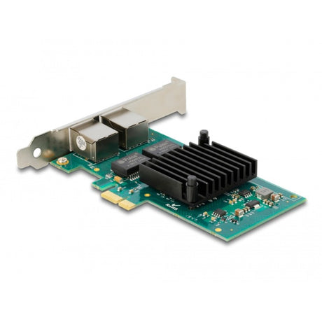Delock carte pci express x1 2 x adaptateur réseau rj45 gigabit lan i350