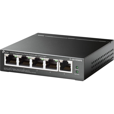 Tp-Link TL-SG105MPE Switch intelligent Gigabit Easy 5 ports avec 4 ports PoE+ (120 W PoE avec 30 W par port)
