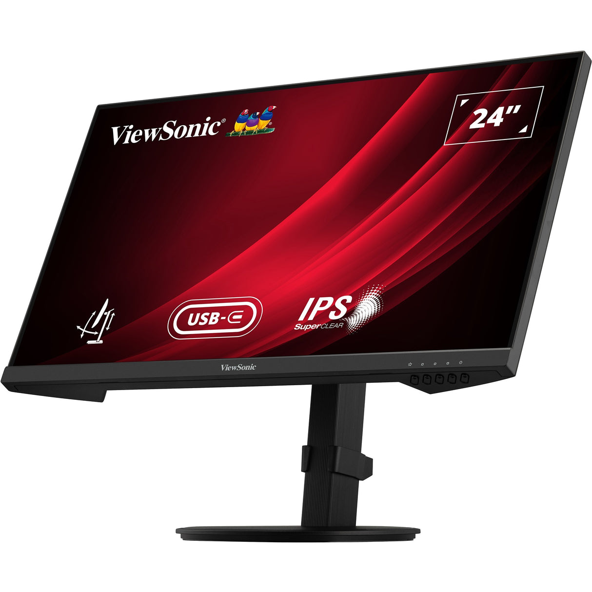 Moniteur Viewsonic vg2409-mhdu-2 24 (noir, 1x HDMI, 1x port d'affichage, USB-C, USB-A, USB-B, 100 Hz)