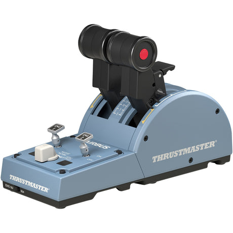 Contrôleur de gaz de jeu Thrustmaster TCA Quadrant Airbus Edition (bleu-gris noir, PC)