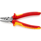 Knipex série 97 - pince à sertir - 180 mm - isolation vde - ergonomique