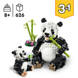 Lego Creator 31165 animaux sauvages : famille panda
