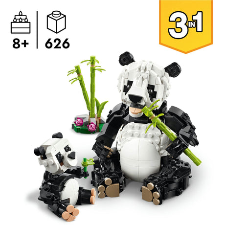 Lego Creator 31165 animaux sauvages : famille panda
