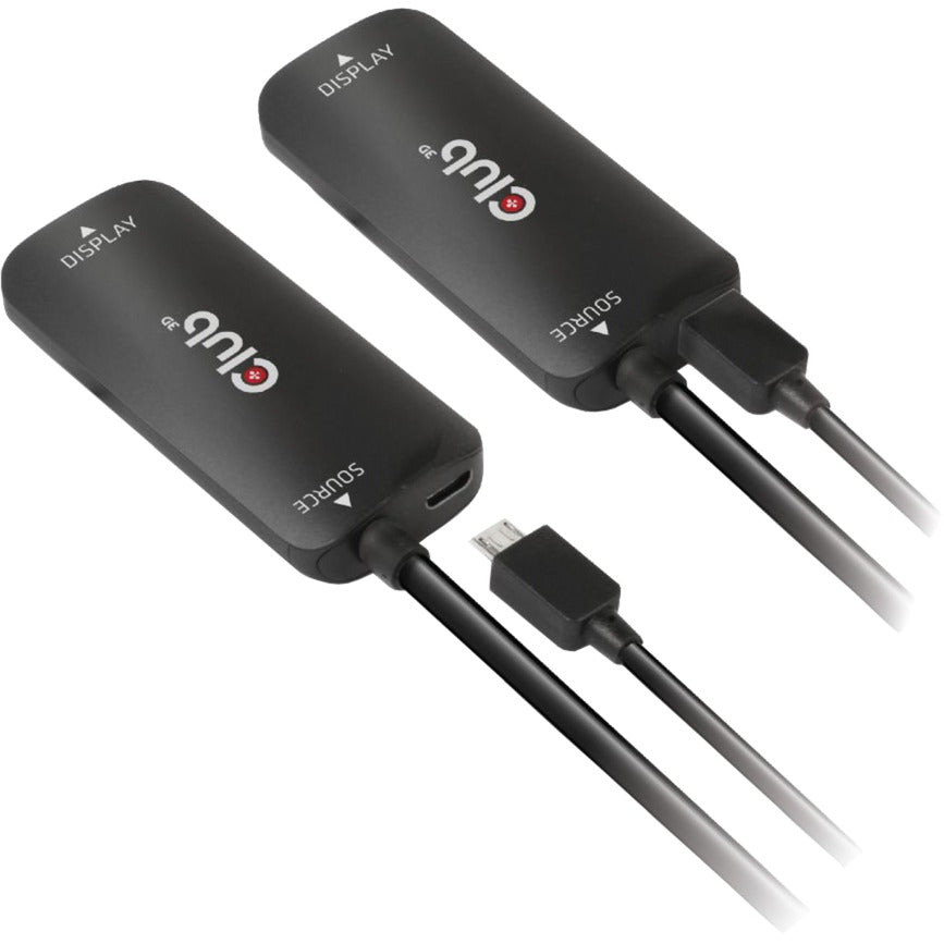 Adaptateur Club 3D HDMI+ Micro USB vers USB-C (noir)