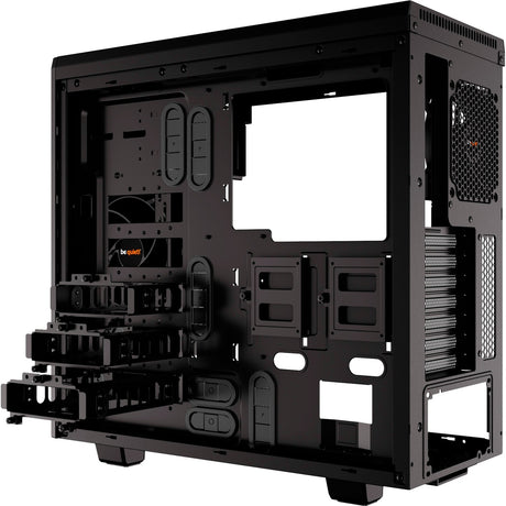 Soyez silencieux! boîtier tour midi pure base 600 window (noir | 2x USB-A | verre trempé)