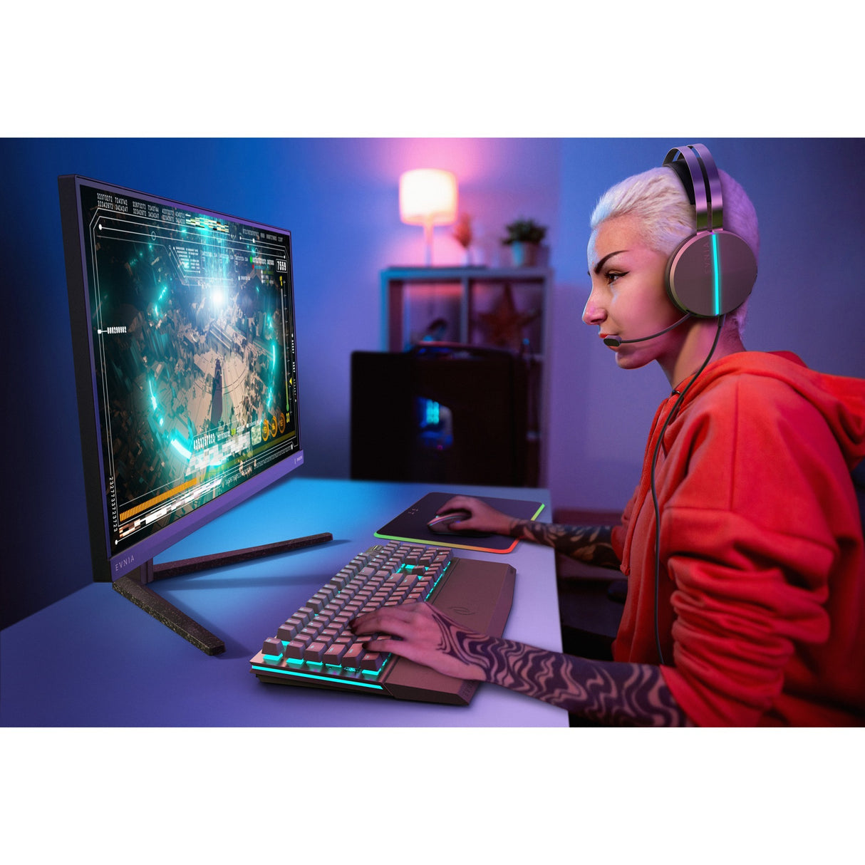 Moniteur de jeu Philips Evnia 27m2n5500 00 27 (gris, 2x HDMI, port d'affichage, 180 Hz)