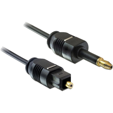 Delock toslink mâle -> toslink mini 3,5 mm, câble 2 m (noir, 82876)