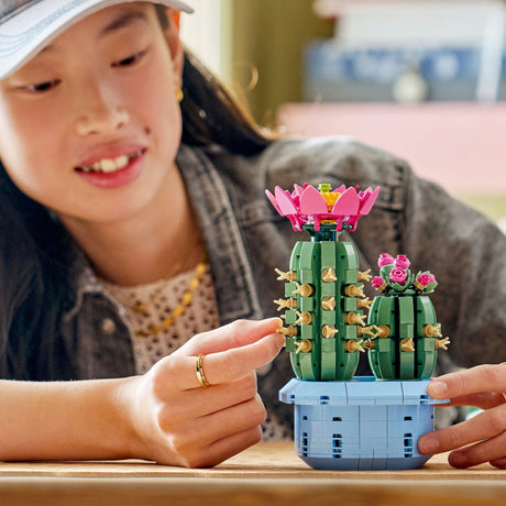 Lego botanicals cactus en fleurs - set de décoration végétale - 11509