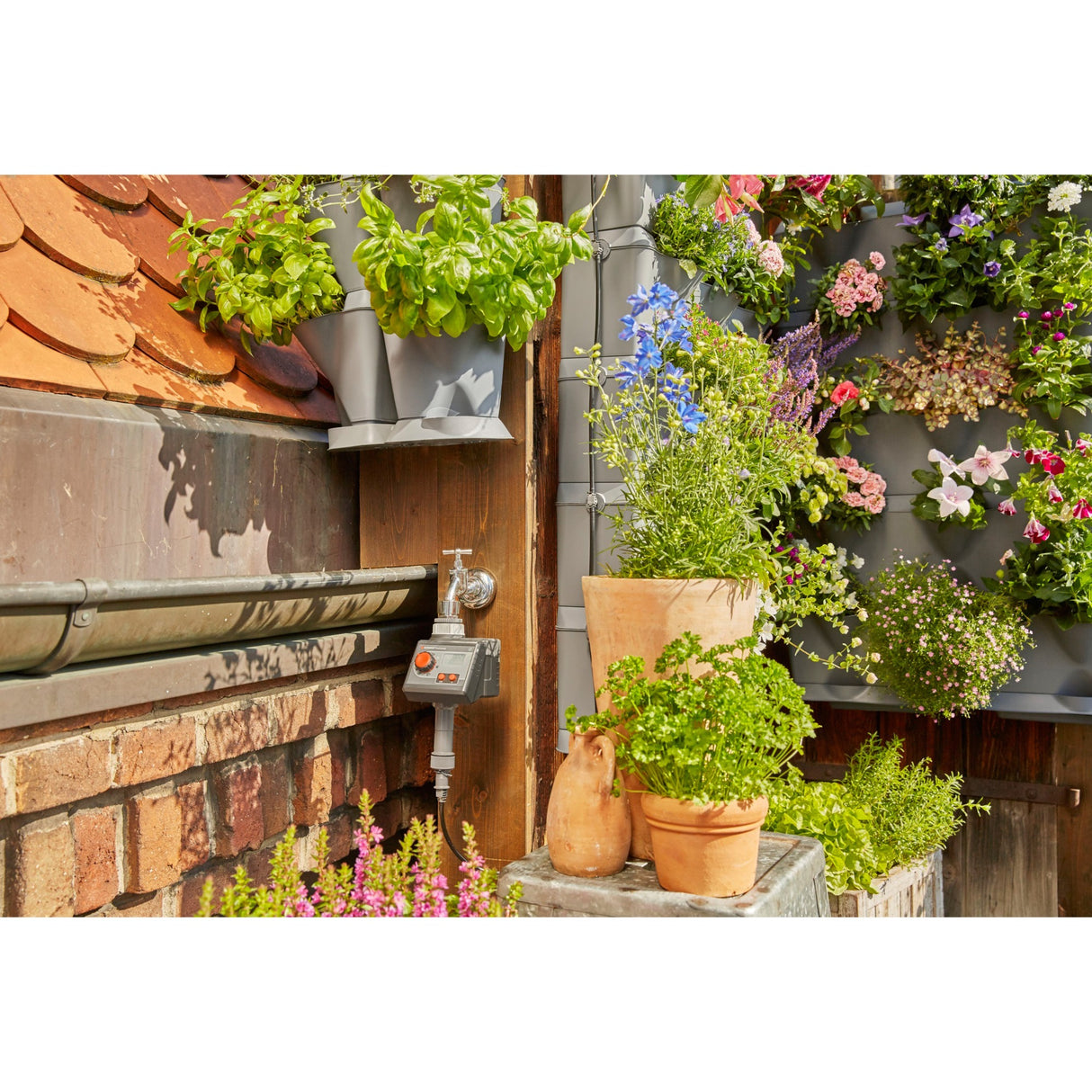Gardena natureup! | set d'arrosage vertical | robinet d'eau - 13156-20 - 13156-20