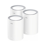 Cudy ax3000 2,5 g système Wi-Fi 6 maillé (paquet de 3) routeur maillé (blanc)
